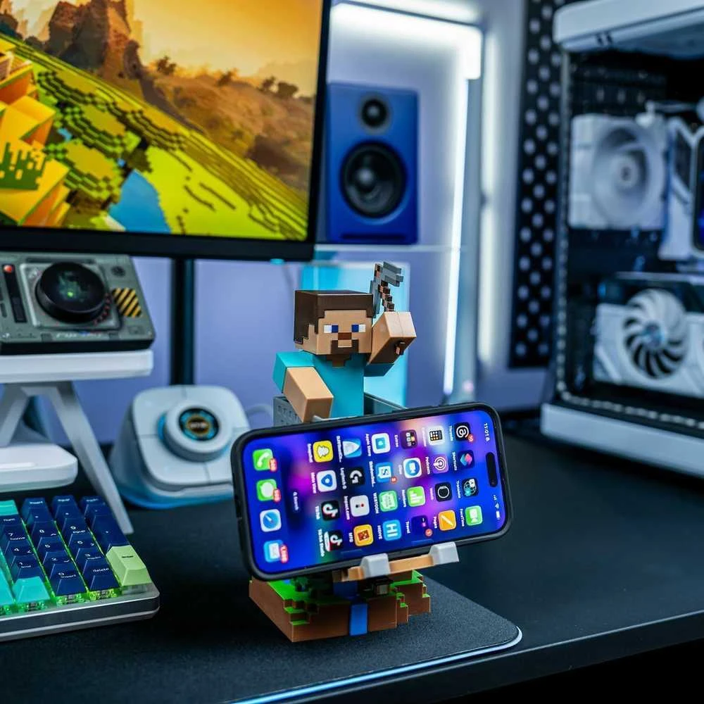 Cable Guys Išskirtinės žaidimų Minecraft Steve Cable Guy krosnys