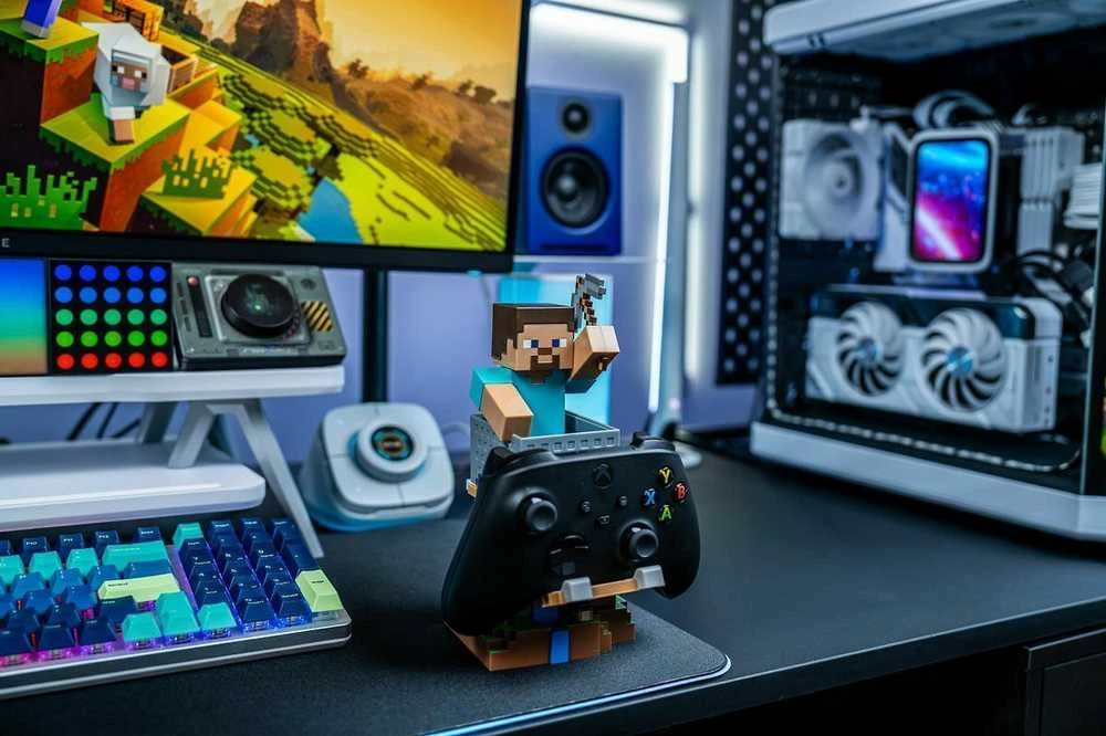Cable Guys Išskirtinės žaidimų Minecraft Steve Cable Guy krosnys