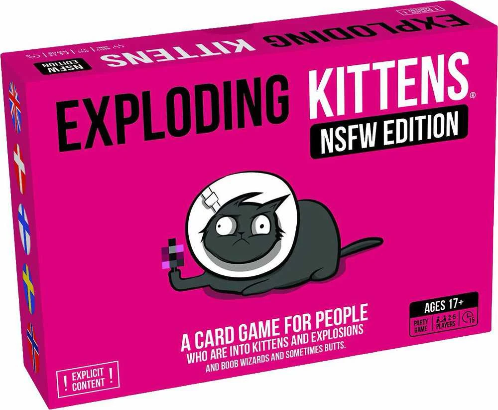 Asmodee Exploding Kittens Exploding Kittens Nordic NSFW Ed. (Rožinė)