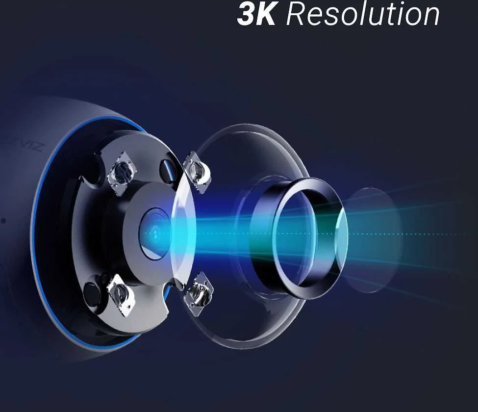 EZVIZ CS-H3 lauko kryptinė kamera