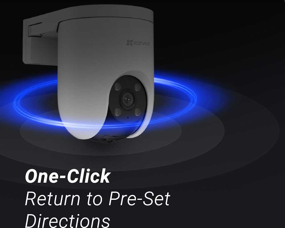 IP Vaizdo Kamera - EZVIZ H8c Pro 3K Dome 2880x1620 Lauko Naktinis Matymas