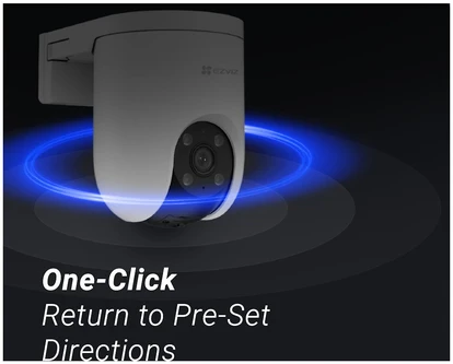 IP Vaizdo Kamera - EZVIZ H8c Pro 3K Dome 2880x1620 Lauko Naktinis Matymas