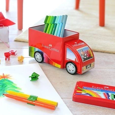 Flomasteriai Faber-Castell CONNECTOR Truck, 33 spalvos