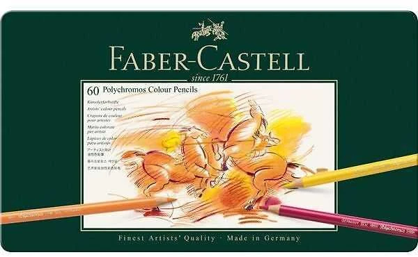 Spalvoti pieštukai Faber-Castell Polychromos Art and Graphic, 12 spalvų