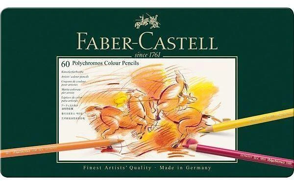 Spalvoti pieštukai Faber-Castell Polychromos Art&Graphic, 60 spalvų