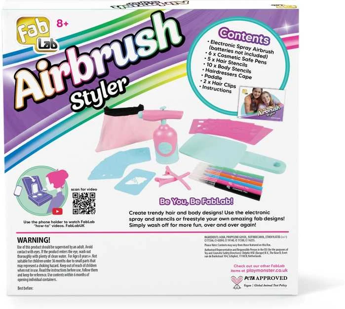 Storey Publishing Llc FabLab Airbrush Styler – tatuiruotės įrenginys