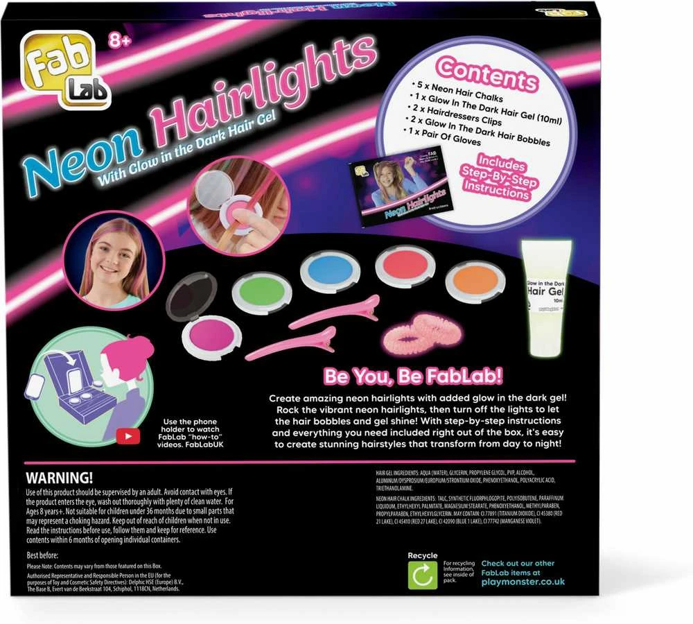 Baby Born Fab Lab Hair Lights – tamsoje švytinčios plaukų spalvos