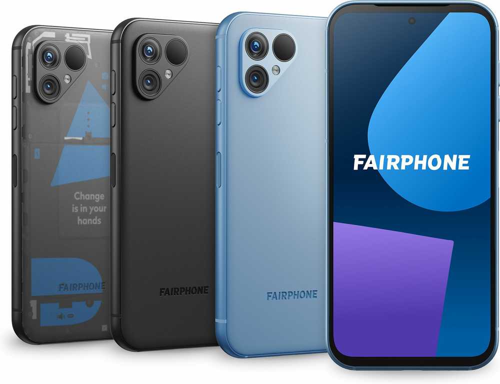 Išmanusis telefonas Fairphone 5 5G Dual Sim 8GB 256GB - Juodas