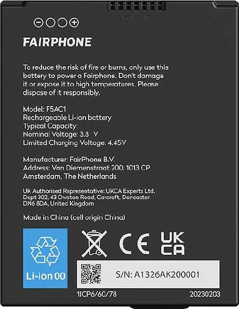 Fairphone FP5 BATERIJOS V1
