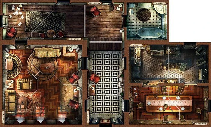 Fantasy Flight Games Mansions of Madness: antrasis leidimas