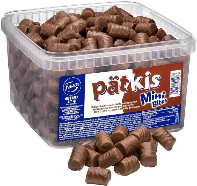 Fazer Pätkis Mini Bites greitai paruošiamas saldainis, 1,7kg
