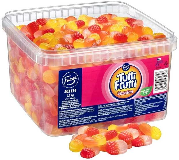 Fazer Tutti Frutti Passion greitai paruošiami saldainiai, 2,2kg