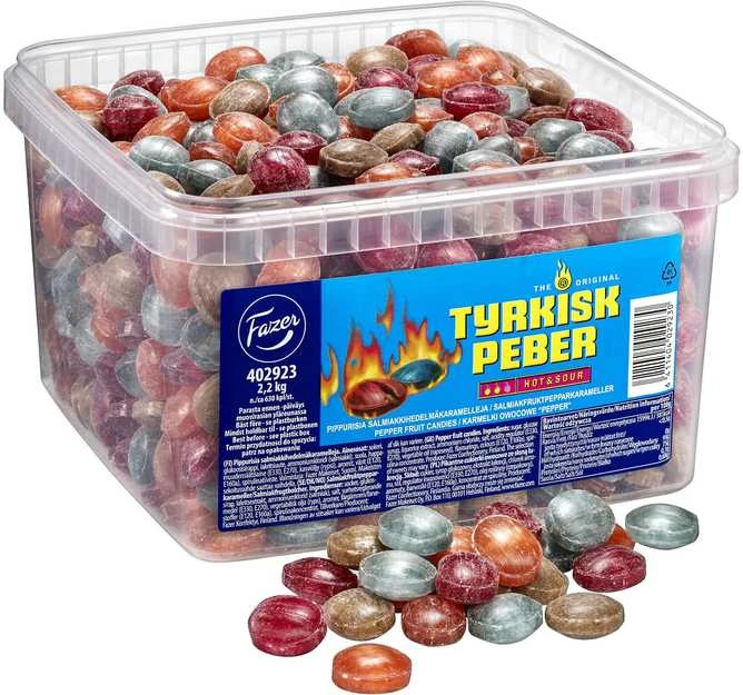 Fazer Tyrkisk Peber Hot & Sour -irtomakeinen, 2,2kg
