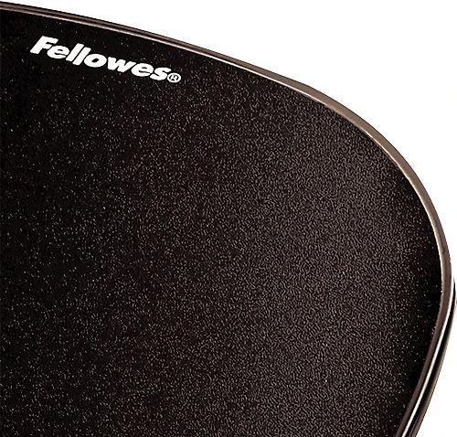 Pelės kilimėlis su riešo atrama FELLOWES CRYSTAL, juoda