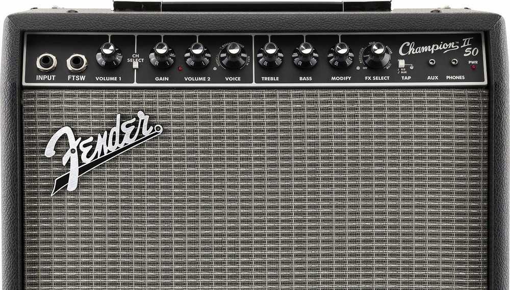 Elektrinės gitaros stiprintuvas Fender Champion II 50