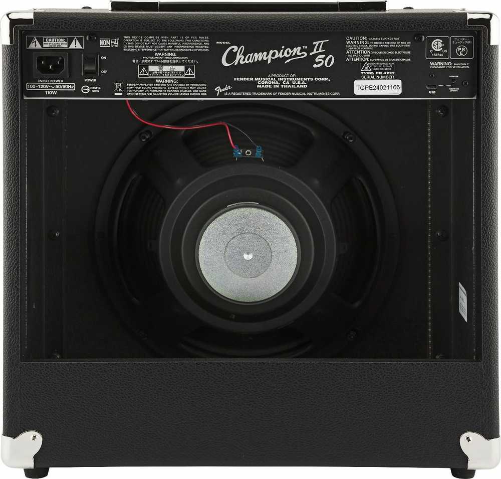 Elektrinės gitaros stiprintuvas Fender Champion II 50