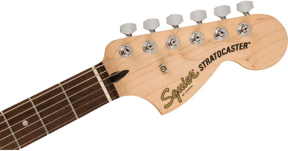 Squier Elektrinės gitaros komplektas Fender Affinity Strat HSS + Frontman 15G, anglies spalva