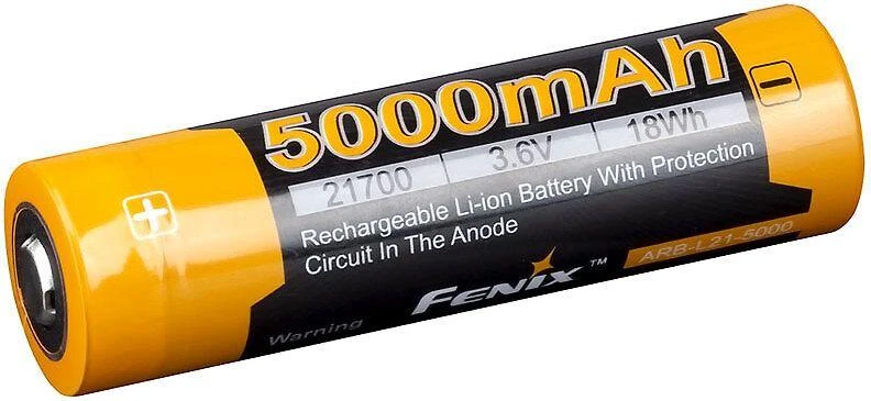 Fenix 21700 5000mAh įkraunamas akumuliatorius