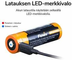 Fenix ARB-L21-5000U USB akumuliatorius (21700, 5000 mAh, 3,6 V)