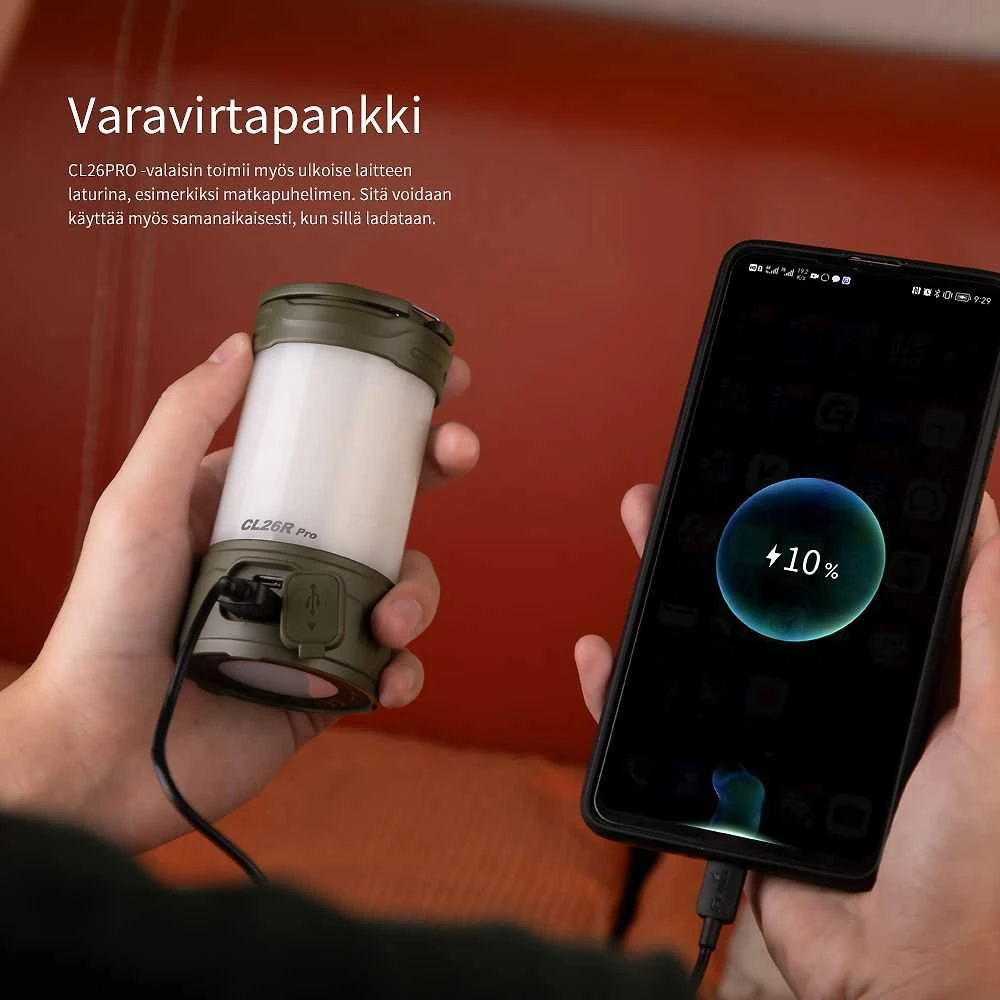 Fenix CL26R Pro stovyklavimo žibintas