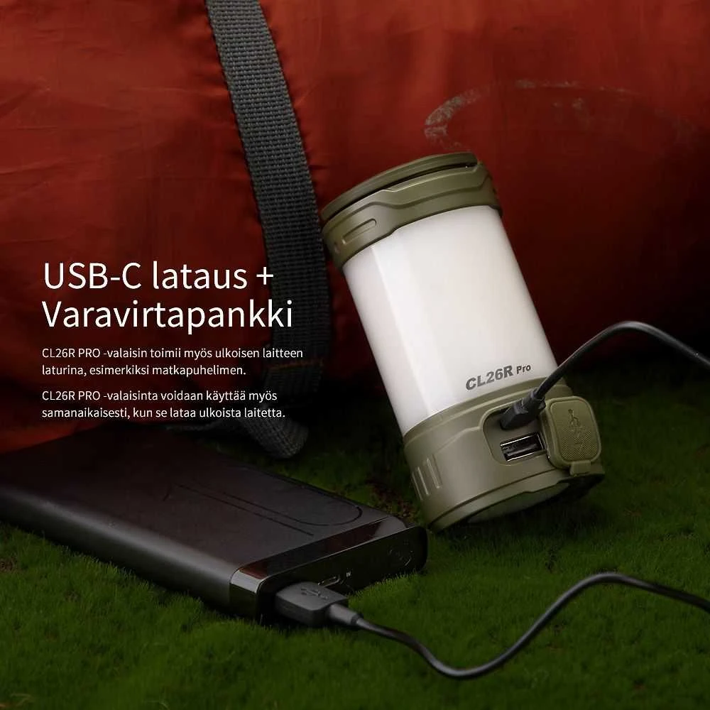 Fenix CL26R Pro stovyklavimo žibintas