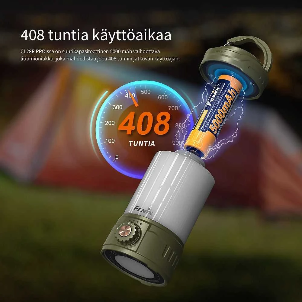 Fenix CL26R Pro stovyklavimo žibintas