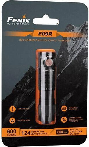 LED žibintuvėlis Fenix E09R