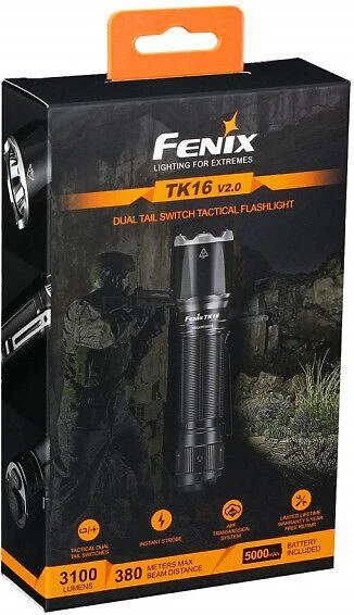 Žibintuvėlis Fenix Fenix Torch TK16 V2.0 14.3 cm, 3100 lm