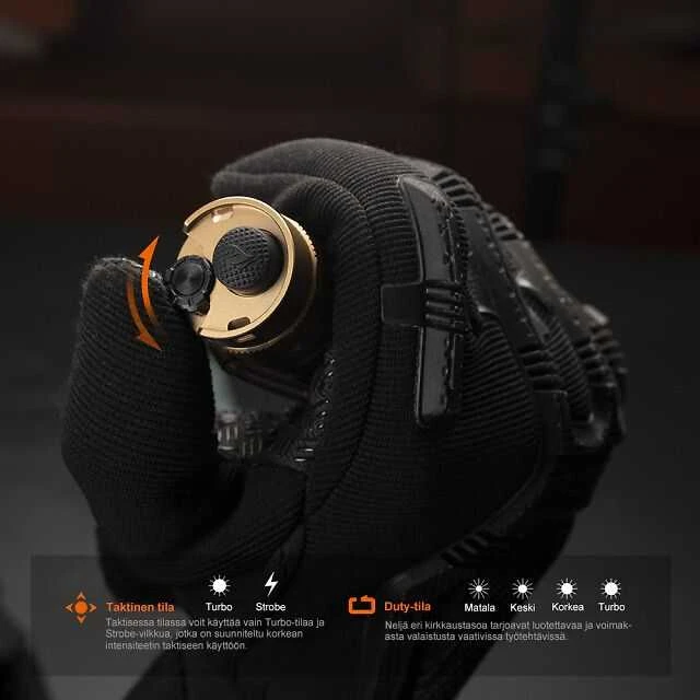 Žibintuvėlis Fenix TK20R UE - latarka, 2800 lm, pilka