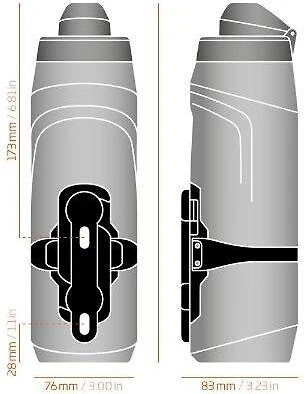 Gertuvė su laikikliu Fidlock Twist 800ml juoda