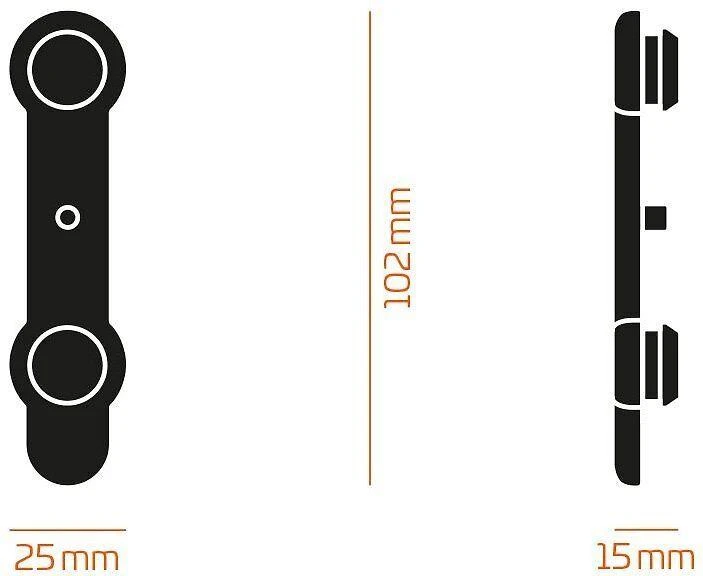 Gertuvės laikiklis Fidlock frame mount MonkeyLink magnetic