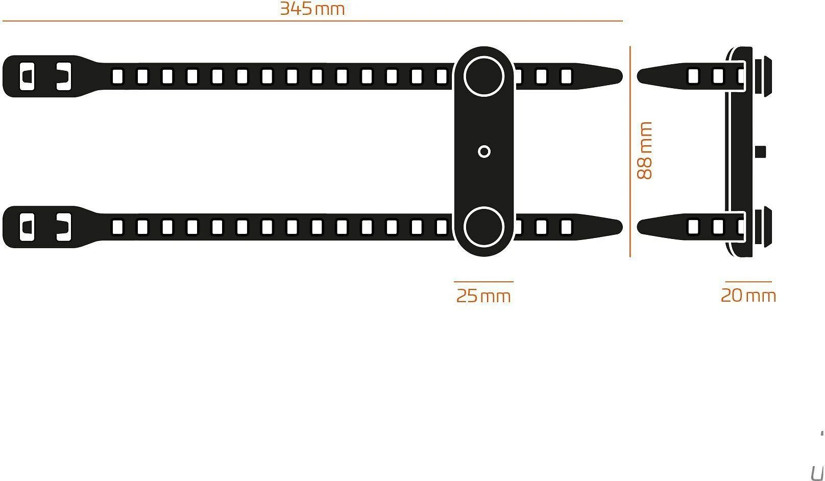 Adapteris gertuvės laikiklio tvirtinimui universalus Fidlock TWIST uni base