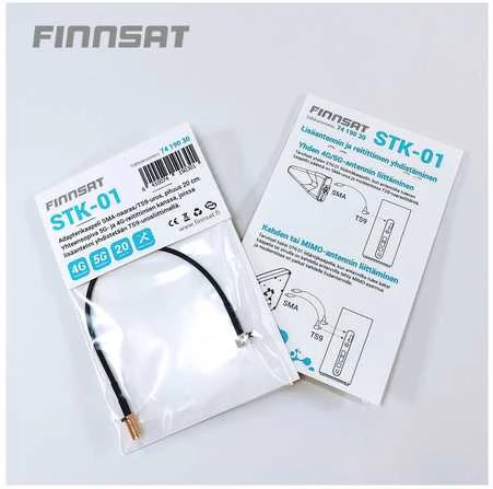 Finnsat adapterio kabelis SMA lizdas - TS9