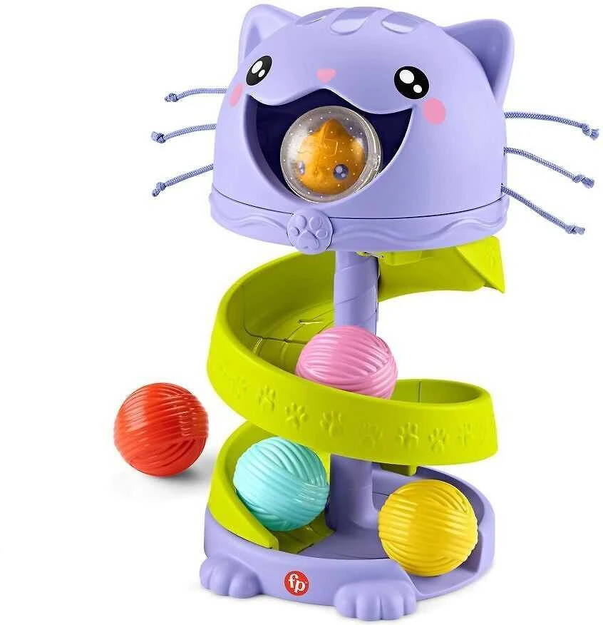 Mattel Fisher-Price Kitty Ball Tower – kačių bokštas ir kamuoliai