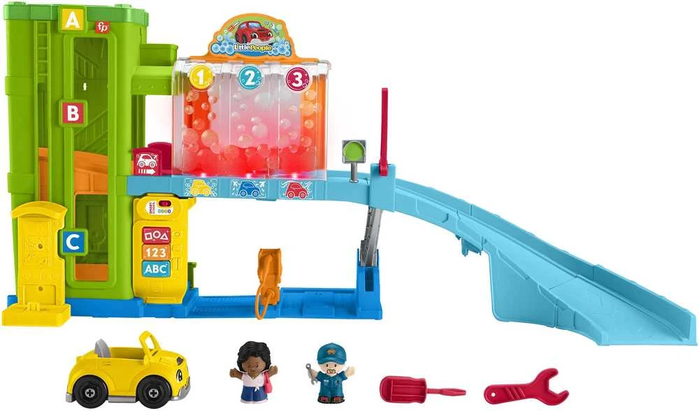 „Fisher-Price Little People“ – automobilių centras (Šiaurės šalys) (HRC60)