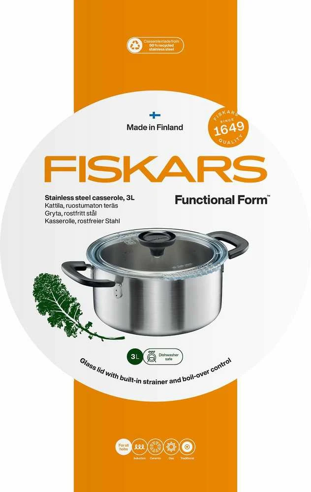 Fiskars FF puodas 3,0L