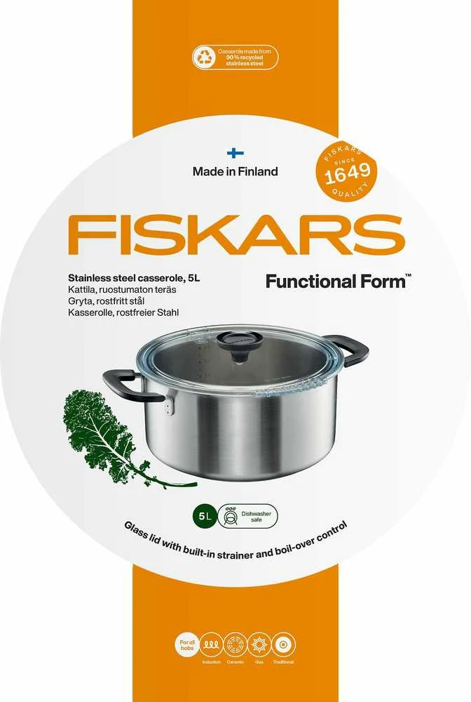 Fiskars FF puodas 5,0L