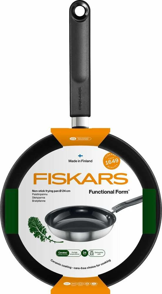 Fiskars FF keptuvė 24cm su keramine danga
