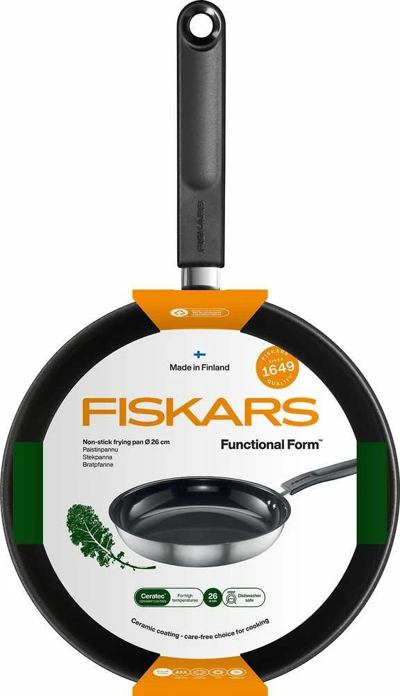 Fiskars FF keptuvė 26cm su keramine danga