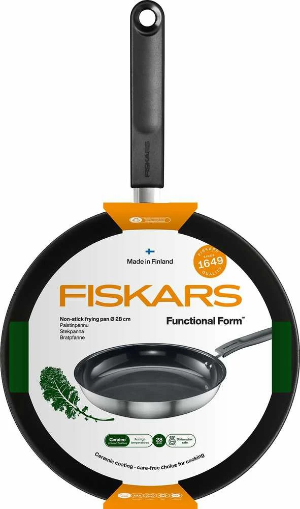 Fiskars FF keptuvė 28cm keramine danga