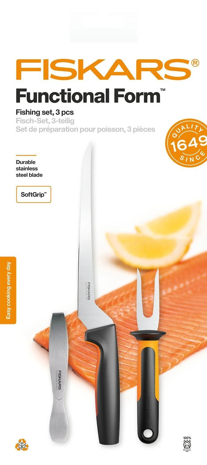 Fiskars Functional Form 3 vnt. žuvies rinkinys 1057560