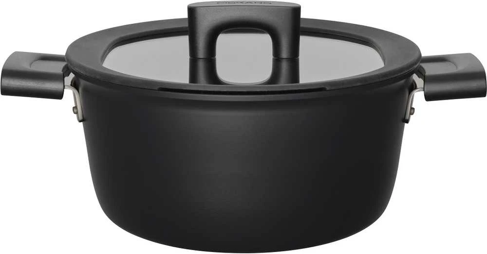 Fiskars Hard Face puodas 3,5 L / 22 cm su dangčiu
