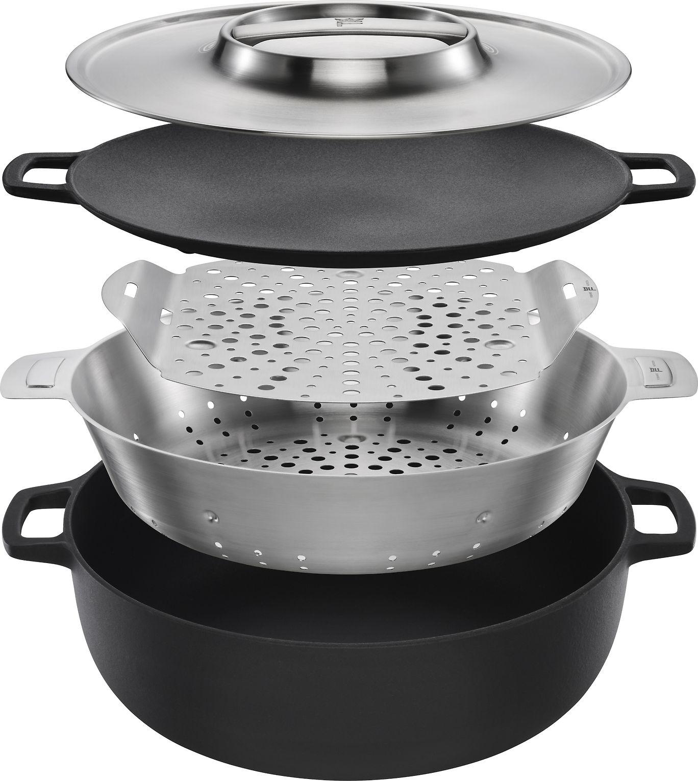 Fiskars Norden Grilis plieno garų puodas 30cm