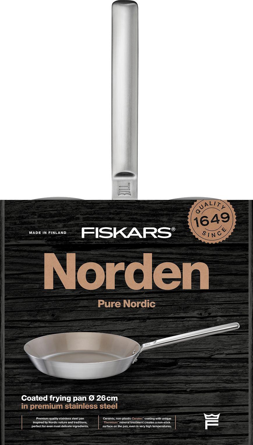 Fiskars Norden plieninė keptuvė su danga (26cm), 1067632