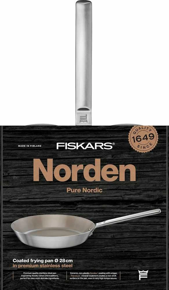 Fiskars Norden plieninė keptuvė su danga (28cm), 1067633