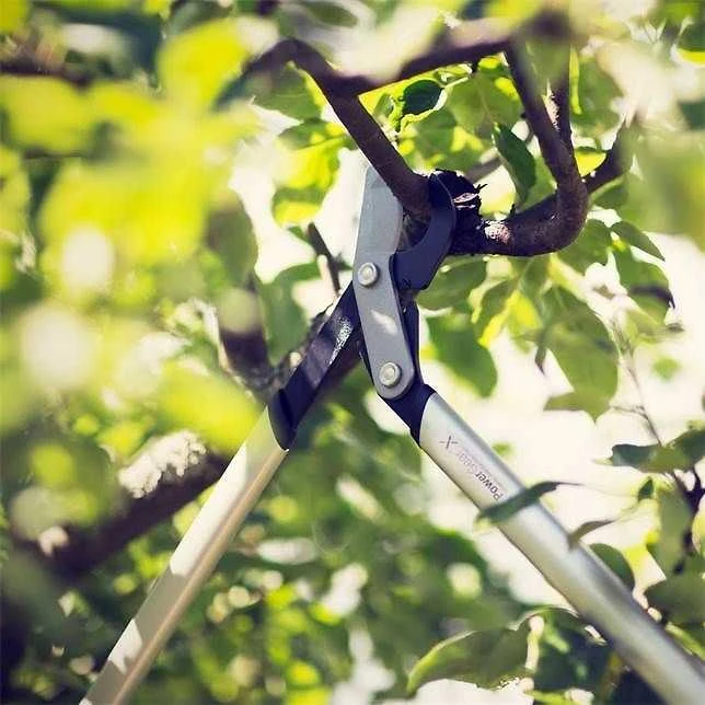 Fiskars PowerGear X sodo žirklės prasilenkiančiais ašmenimis LX94, M (1020187)