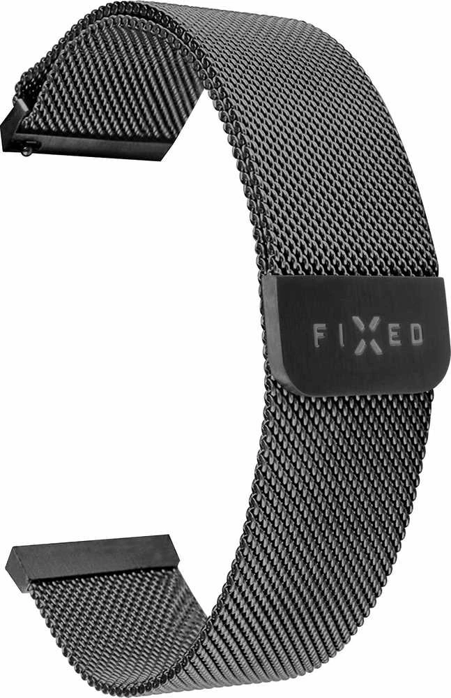 Fixed Fiksuotas | Tinklinis dirželis „Smatwatch“, greito atleidimo 22 mm | Juodas
