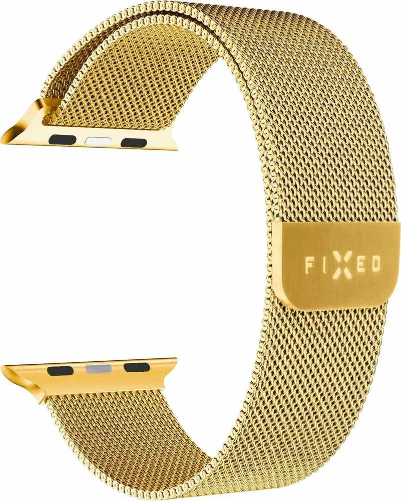 Fixed Fiksuotas | Tinklinis dirželis „Apple Watch“ 42/44/45/46/49 mm | Auksinis