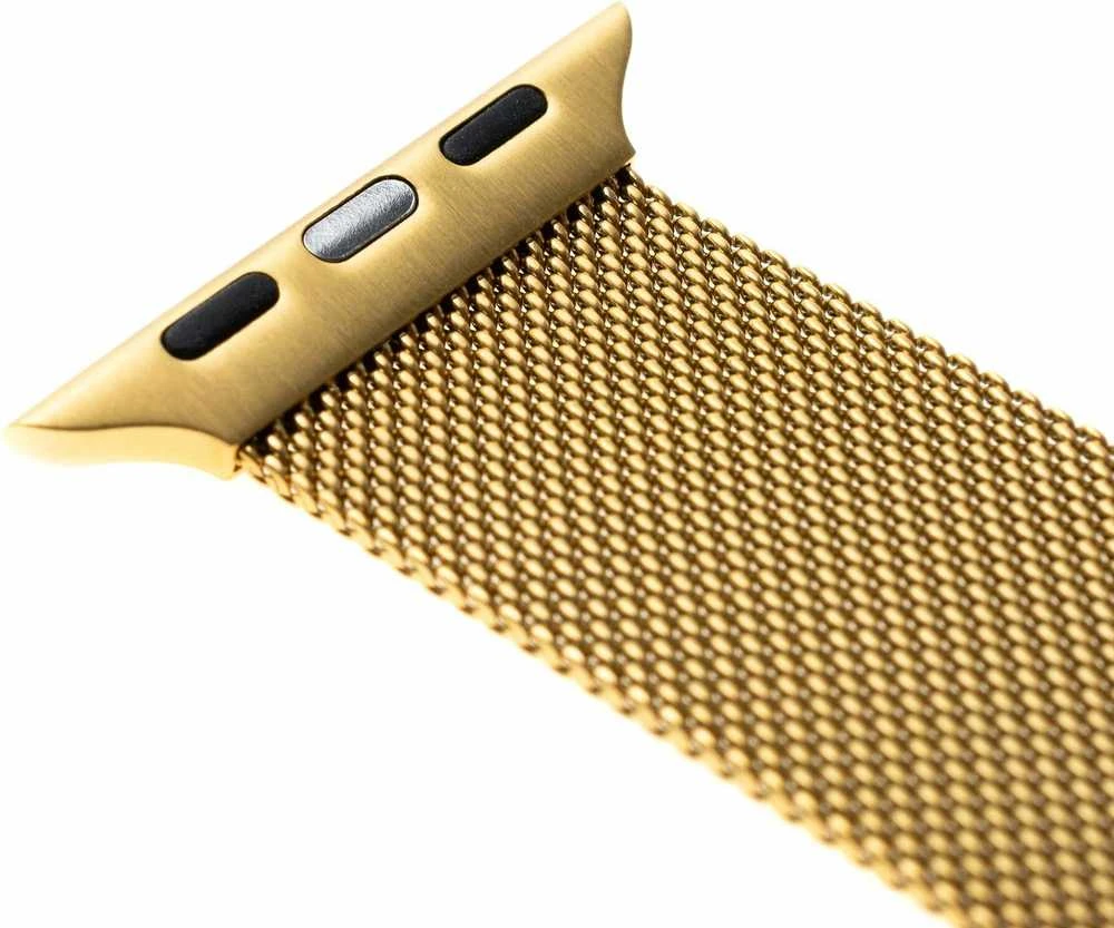 Fixed Fiksuotas | Tinklinis dirželis „Apple Watch“ 42/44/45/46/49 mm | Auksinis