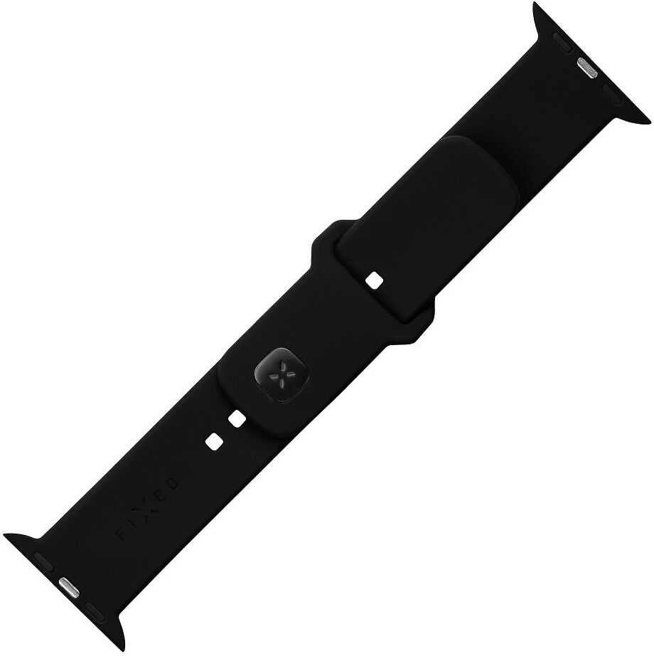 Fixed Ištaisyta | Sportiškas dirželio rinkinys Apple Watch 42/44/45mm | 170-235 mm | Juodas | Silikonas
